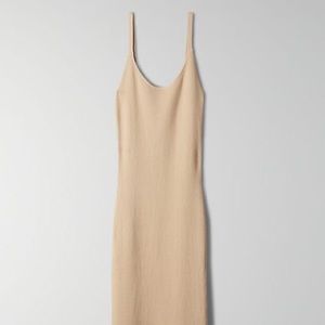 Aritzia / Wilfred Anthem Dress in Tan